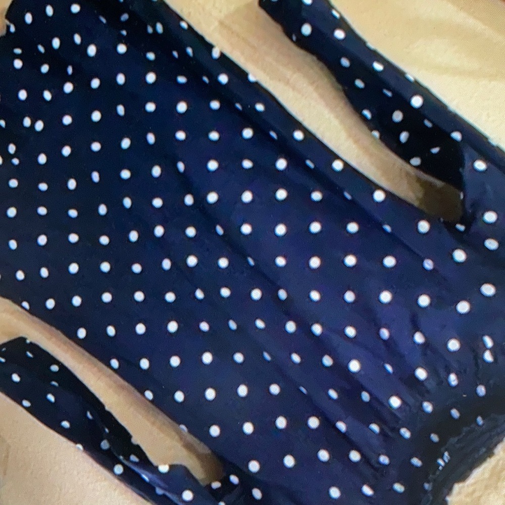Adorable kid’s polka dot blouse